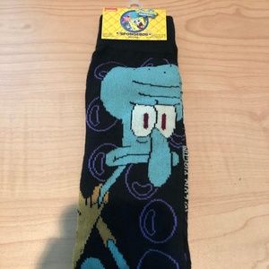 Spongebob Squidward Crew Socks